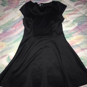 Black skater dress